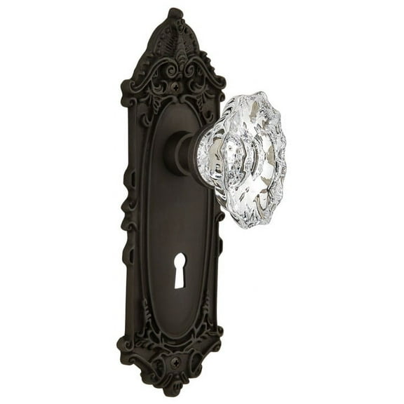 Nostalgic Warehouse Viccha_Sd_Kh Chateau Solid Brass Single Dummy Door Knob - Bronze