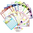 thumbnail image 3 of Maoww 10 Pcs Sacs à Documents Réutilisables en PVC Transparent Effaçable à Sec pour Animaux de Compagnie Écriture Rouge Sac Effaçable à Sec Sac Durable pour Documents Cadeau pour Enfants, 3 of 9