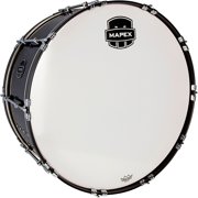 Angle View: Mapex Quantum Mark II Bass Drum 32 in. Silver Diamond Dazzle