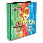 Ultra Pro - Pokemon 2" 3-Ring Binder with 25 Platinum 9-Pocket Pages - X & Y Starters - Holds 450 Cards!