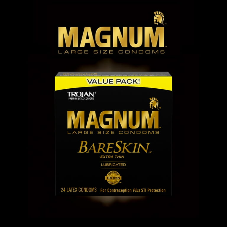 trojan magnum bareskin lubricated condoms Trojan Magnum BareSkin