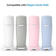 thumbnail image 3 of Ecorefills Diaper Pail Refills Compatible with Diaper Genie Complete & Expressions, Lavender Scented Continuous Film, Odor Lock, 2 Pack, 3 of 6