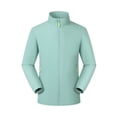 thumbnail image 3 of Chiccall Mens Full Zip Jackets Waterproof Outdoor Hiking Athletic Long Sleeve Stand Collar Windbreaker with Zipper Pockets, 3 of 7