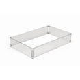 thumbnail image 1 of HPC Fire Rectangle Fire Pit Glass Wind Guard (WG49X21-RECT), 49x21-Inch, 1 of 4