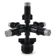Garden Sprinkler Irrigation Mist Fog 5-head Nozzle Spray 1/2 Mounting Adapter