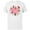 White, variant on Disney Princess Family Heart Mom of the Birthday Girl - Short Sleeve Cotton T-Shirt for Adults - Customized-Black