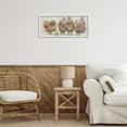thumbnail image 3 of Stupell Industries Brown Hens and Chick Animals & Insects Painting White Framed Art Print Wall Art, 24 x 10, 3 of 10