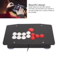 thumbnail image 3 of Joystick De Lucha Para Juegos De , Puerto USB 2.0, Palo De Lucha De Nostálgico Duradero, 8 Botones De Función Grandes, Control Preciso Para Evitar Resbalones Para PC, 3 of 7