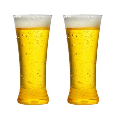 

Randolph Host Beer Glass Freezer Gel Chiller Double Wall Plastic Frozen Pint Glass
