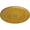 thumbnail image 3 of 47 5/8"OD x 2 3/4"P Milan Ceiling Medallion, Hand-Painted Iridescent Gold, 3 of 6