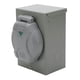 thumbnail image 4 of Caja De Entrada De Energía Del Generador 50A, aleación De Aluminio De La Caja De Entrada De Energía 12500W Para Zócalo Al Aire Libre, 4 of 7