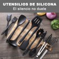 thumbnail image 2 of 45 Pcs Juego de Utensilios de Cocina, Utensilios de Cocina de Silicona para Cocinar con Tijeras Antiadherentes, Utencilios de Cocina con Herramientas y Paletas, Resistentes al Calor, sin BPA (Negro), 2 of 9
