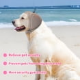 thumbnail image 6 of Dog Ear Wrap Noise Protection, No Shake Dog Muffs & Head Wrap, Thick Noise Cancelling Ear Cover for Anxiety Relief, Adjustable Calming Hoodie for Thunder, Firework, Grooming(Black,M), 6 of 8