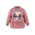 thumbnail image 2 of No Boundaries Quarter Zip Graphic Pullover Sweatshirt, Women's, 2 of 2