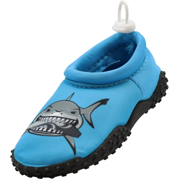 NORTY Toddler Boys Water Shoes Male Beach Pool Shoes Blue Shark 9