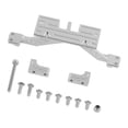 thumbnail image 4 of Soporte de servo de de eje trasero para 1/10 RC Crawler Car SCX10 II AX90046 Piezas de repuesto, 3 colores seleccionables Plata Baoblaze Pieza de actualización de montaje servo, 4 of 8