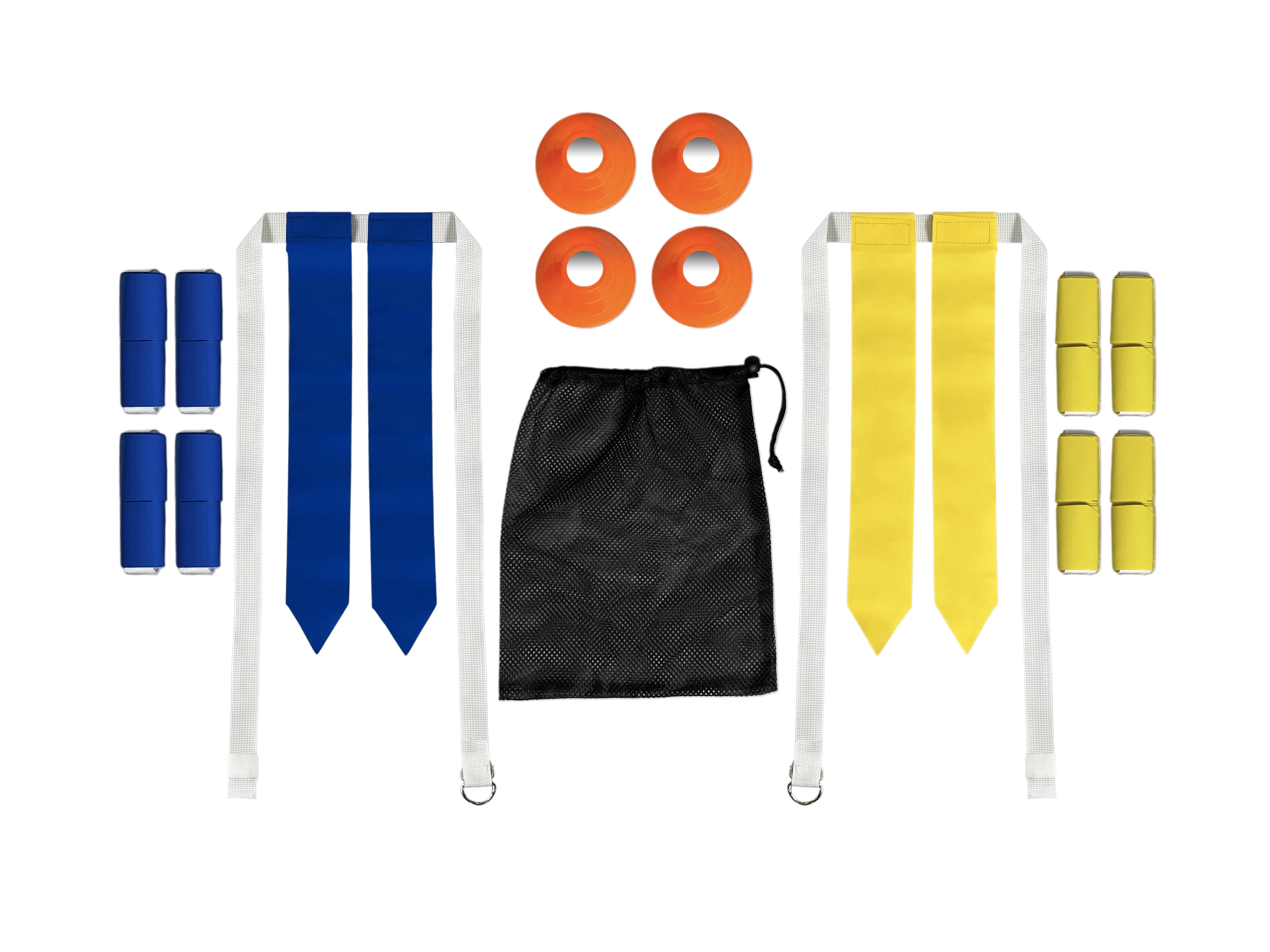 Athletic Works Flag Football Set, Black, Yellow, Child