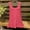 Hot Pink, variant on NTACZA Sleeveless Cute Summer Tops Peplum Casual Crew Neck Relaxed Fit Wide Strap Tank Tops for Women