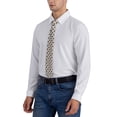 thumbnail image 6 of Gaeub Cartoon Tractor Men's Classic Woven Jacquard Necktie Perfect for Weddings & Parties, 6 of 7