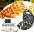 thumbnail image 2 of 3-in-1 Household Waffle Maker Quick Heating Non-stick Coating Sandwich Maker with Removable Plates EU Plug, 2 of 4