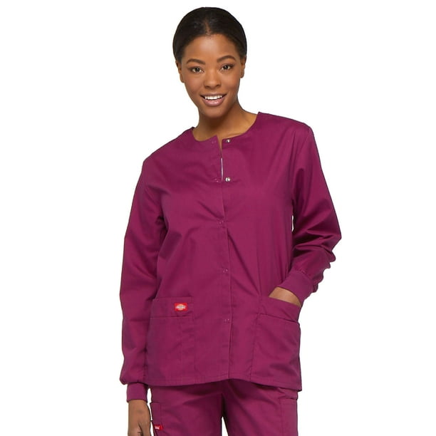 Dickies Dickies EDS Signature Scrubs Warm Up Jacket for Women Snap