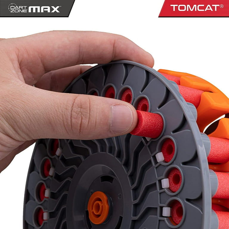 DART ZONE Max Tomcat 50-Round Superdrum, Half-Length Darts