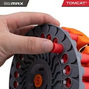 DART ZONE Max Tomcat 50-Round Half-Length Dart Superdrum, 50-Dart Rotating Drum for Toy Foam Blasters Using Half-Length Darts
