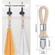thumbnail image 2 of Clip para toallas de 4 piezas, gancho para toallas de platos, gancho para toallas de platos, soporte para toallas de baño, clips para toallas de platos, armarios colgantes para toallas, beige Feliz Sencillez, 2 of 5