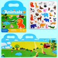 thumbnail image 2 of LEEYNEER Youngsters‘ Waterproof Sticker Activity Book - Reusable  Portable & Multi-Themed Learning Toy for Art and Crafts  Perfect for Winter  New Year, 2 of 6