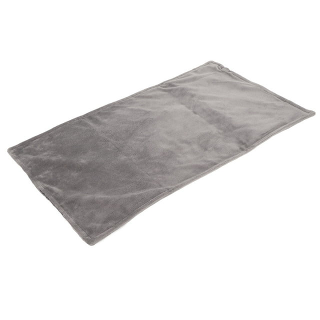 Coussin Chauffant, 19x11 Po Coussin Chauffant Électrique Pliable Gris Foncé pour Chaise