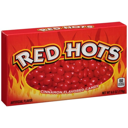 Ferrara Pan Red Hots Cinnamon Flavored Chewy Candy, 6 oz