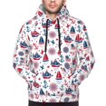 thumbnail image 2 of Bingfone Happy Columbus Day Men's Drawstring Hoodie Long Sleeve Pocket Sweatshirts-XX-Large, 2 of 6