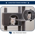 thumbnail image 6 of Vibrant Life 70” Cat Tree for Indoor Cat,Multi-Level Cat Tower with Scratching Posts, Gray, 6 of 13