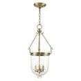 thumbnail image 4 of 5064-02 Livex Lighting Jefferson - Height Chain Lantern in Traditional Style - 12 Inches wide by 25 Inches high-Polished Brass Finish    -Traditional, 4 of 6