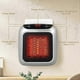 thumbnail image 3 of Space-Saving Electric Heater with 800W Ceramic Technology featuring a Remote-Controlled Timer LED Display and Dual Heat Settings, 3 of 5