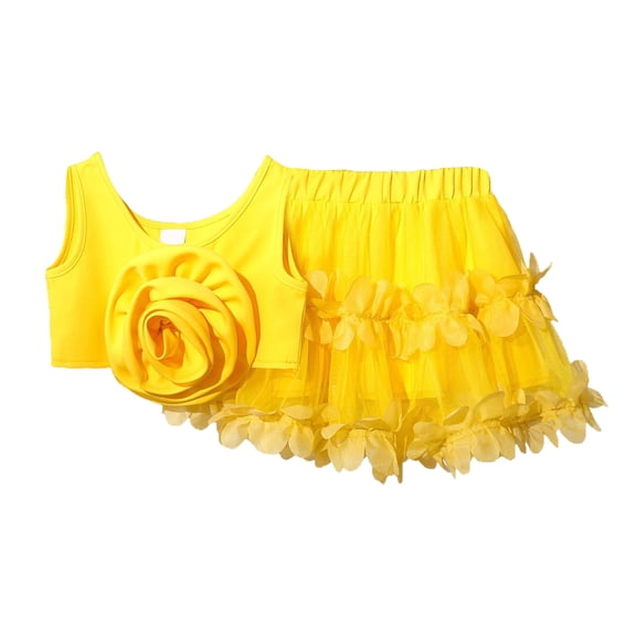 KEXE 4T Girl Clothes Girls Summer Clothes Summer Toddler Girl Clothes Baby Girl Sleeveless Shirt Shorts Set Cute Outfits
