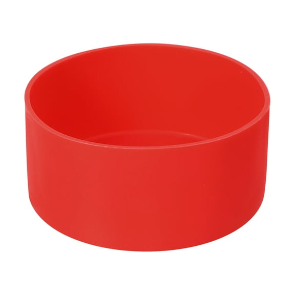 Uxcell 1pcs 9cm Protective Silicone Boot Sleeve for 32-40 oz, Bottle Bottom Anti-Slip Sleeve Cover, Red