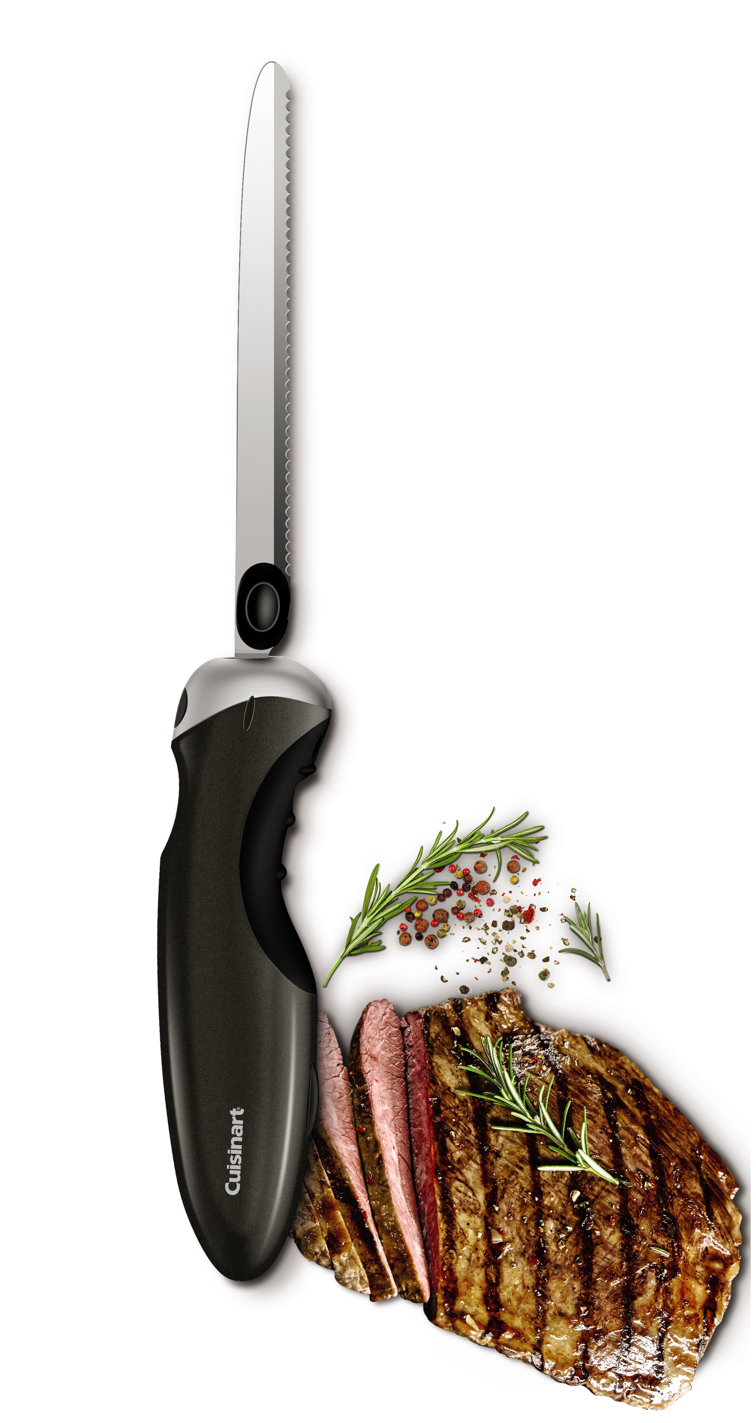Cuisinart Cordless Electric Knife Set, Black Stainless 