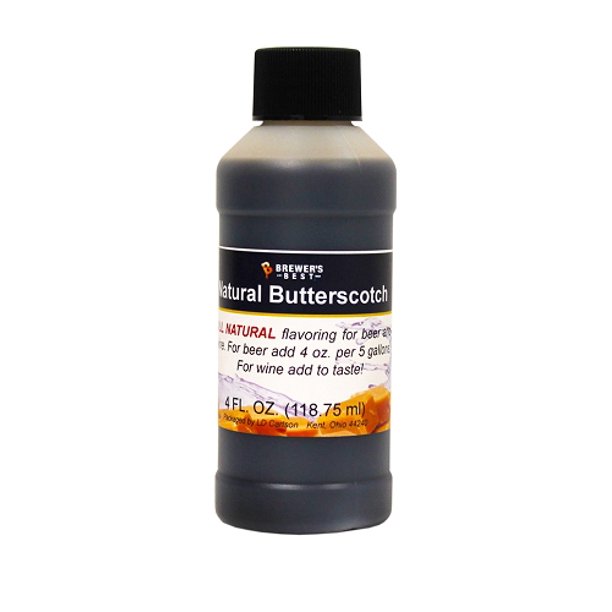 Natural Butterscotch Flavoring Extract 4 oz.