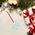 thumbnail image 6 of KLL Transport Travel Pattern Acrylic Christmas Ornaments,1 PCS Xmas Tree Decor with Ribbon 3" Christmas Décor Christmas Pendant for Hanging on Tree & Party Favors-Hexagon, 6 of 7