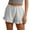Gray, variant on Womens Boxer Shorts Ruffle Pajamas Summer Casual Lounge Sleep Bottoms Shorts with Pockets 2026 Trendy Brown XL