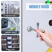 Triangular Key Tool for Train Electrical Elevator Cabinet Professional 4 Way Triangle Wrench Key Multifunctional