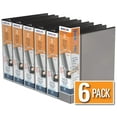 thumbnail image 1 of QuickFit® Pro Heavy Duty Single Touch Pin-Lock® View Binder, 6 Pack, 3", 1 of 3