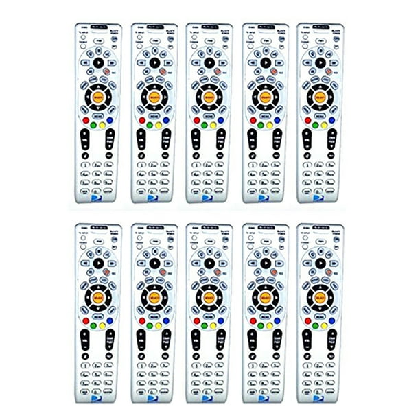 Paquete de 10 Control remoto Universal DIRECTV RC66RX IR RF