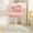 Pink, variant on Vanity Chair with Back, Swivel Makeup Chair,No Wheels, Bedroom Chair with Upholstered and Cute Bow Backrest