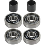 Amphetamine Skateboard Longboard Speed Bearings Set of 4 Pre-Lubricated Ceramic Gold