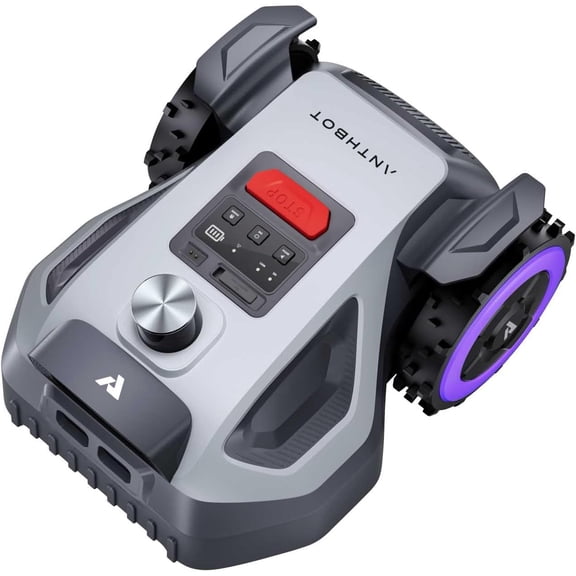 ANTHBOT M5 360° LIDAR Robotic Lawn Mowers, 1/8 Acre Wire-Free Dual Vision with 4G App Control