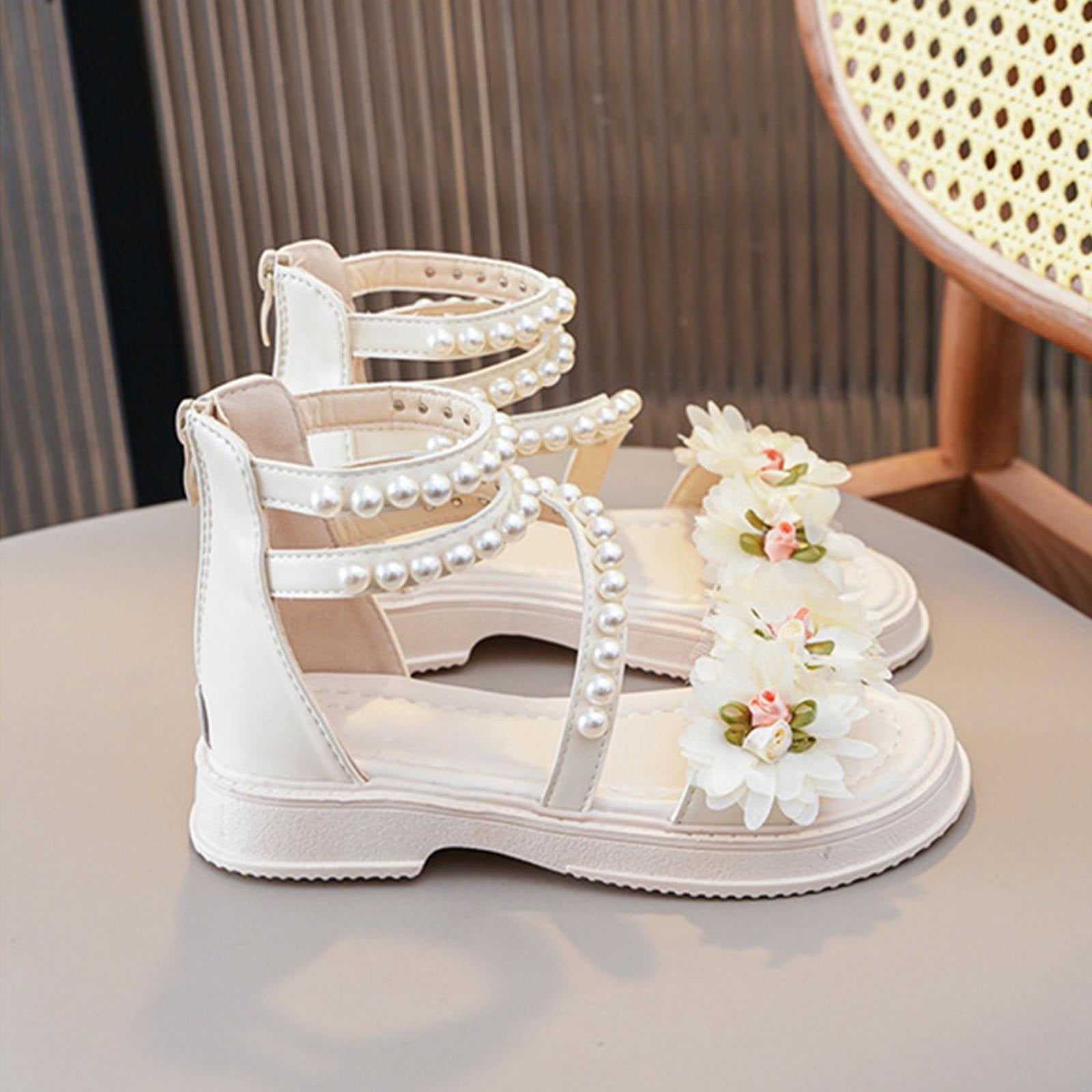 Sandales A Talon Enfant Filles Ballerines Princesse Chaussures