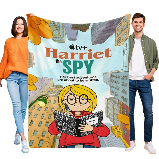 Harriet la Espía anti-pilling, suave, ligera, esponjosa y acogedora de lujo para hogar y cocina – Perfecta para niños y adultos,200X150cm