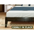 thumbnail image 4 of Acacia Emery Bed Frame with Headboard Solid Wood Platform Bed, Queen Size Bed Frame, Unique Design Contemporary Signature Wood Bed Compatible with All Mattresses, Non-Slip and Noise-Free, Mocha, 4 of 5